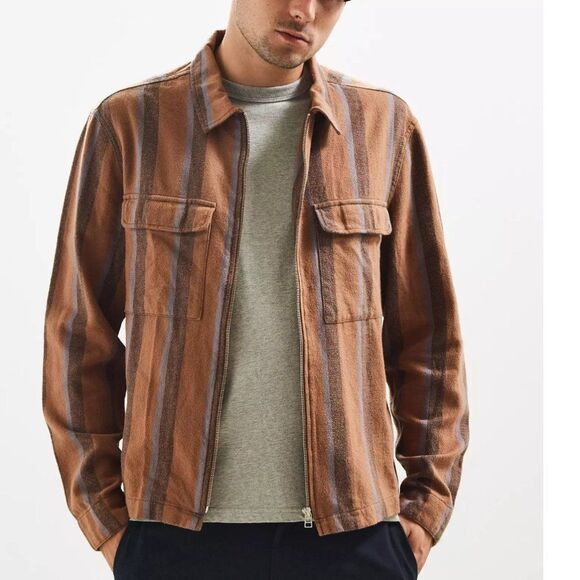 UO Ryder Zip Flannel Shirt - Picture 2 of 13